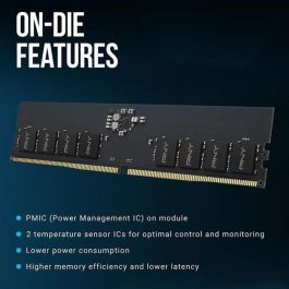 PNY PNY0751492656250 Módulo de Memoria RAM DDR5 8 GB 4800 MHz para PC - Máximo Rendimiento y Consumo Eficiente PNY PNY0751492656250 Módulo de Memoria RAM DDR5 8 GB 4800 MHz para PC - Máximo Rendimiento y Consumo Eficiente