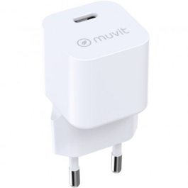 Cargador de Pared Muvit For Change MCACC0047/ 1xUSB Tipo-C/ 30W Precio: 32.08194. SKU: B14A7JWT3Q
