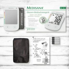 Medisana BU 535 Tensiómetro parlante con 6 idiomas, pantalla grande, dígitos XXL, medición de arritmias y 240 memorias