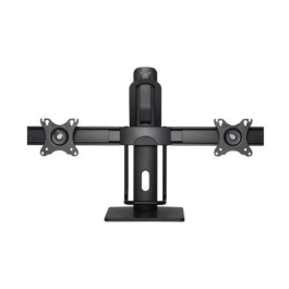 Aisens Soporte de Mesa Pro para 2 Monitores 17"-27" con Contrapeso Giratorio e Inclinable Negro