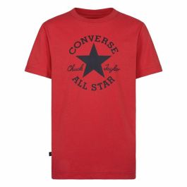 Camiseta de Manga Corta Infantil Converse Sustainable Core Sse Rojo