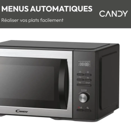 Candy CMCA29EDLB Microondas Combinado 29L MO: 1000W - Grill: 1000W - Cavidad Acero Inoxidable - Digital - Baja Temperatura