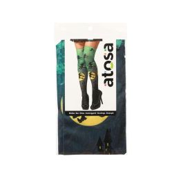 Medias Altas Verdes Brujas Luna Llena Halloween 2025