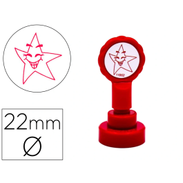 Artline Sello Emoticono Estrella Rojo 22 mm Diámetro Precio: 7.49999987. SKU: B1BA36SK88