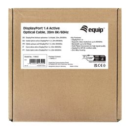 Equip Cable Displayport 1.4 119442 8K 20m Macho - Macho Óptico Activo