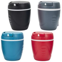 Cook Concept Termo Sólidos Take Away Con Cuchara Hermético Para Alimentos Calientes y Fríos Colores Surtidos Medidas d.14 cm; h.16,5 cm