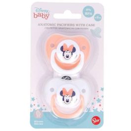 Set de 2 chupetes anatómicos Minnie Disney +6 meses Set de 2 chupetes anatómicos Minnie Disney +6 meses