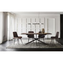 Giner y Colomer Mesa de Comedor de Madera de Teca Reciclada 200 cm