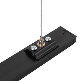 Kit Suspensión Carril Monofásico Negro 1 Metro Cable Acero Altura Regulable HO-SUS-M-N
