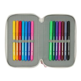 Safta Plumier Escolar Triple Cremallera 37 Piezas Minnie Mouse Minty 195x55x125 mm