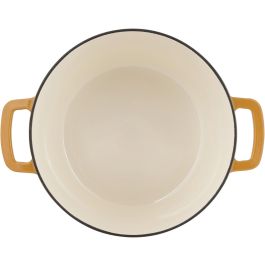 Cosy & Trendy Cacerola COS5401110056904 Hierro Fundido Esmaltado Ø28 cm 6,15 L Apta Inducción Ámbar