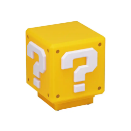 Wondee Lámpara Super Mario Bloque de Interrogación, Luz de Noche Gamer con Sonido Oficial, Decoración Nintendo Precio: 43.1728. SKU: B1CSMFCB6P