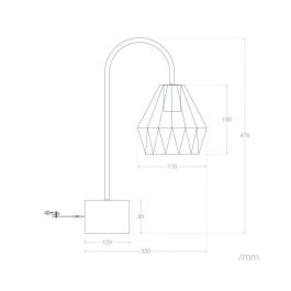 Lámpara de Mesa "Uluberiya" [SKD-T1008]