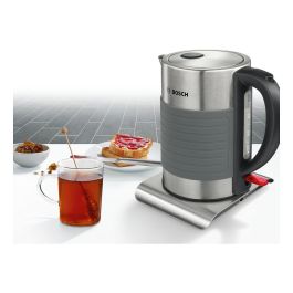 Bosch TWK7S05 Hervidor de Agua Eléctrico 1.7L 2200W Gris/Negro