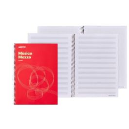 Bloc De Musica Additio Mezzo 12 Pentagramas A4 Espiral Microperforado Separador Portapartituras Paginas Finales Para Anotaciones Precio: 4.49999992. SKU: B15T9D8VVZ