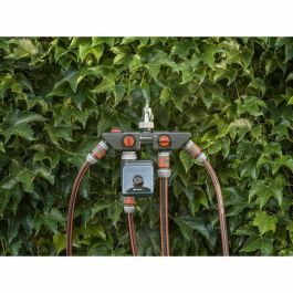 Gardena 8194-20 Selector de 4 circuitos para riego, tomas 20/27 y 26/34, 4 salidas ajustables, conecta 4 programadores