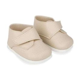 Set bota beige para muñecos 45 cm