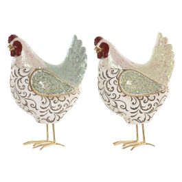 DKD Home Decor Figura de Resina Gallina Verde 10 x 22 x 16 cm (2 Unidades) Decoración Hogar Precio: 29.88999959. SKU: B1A25LJ894