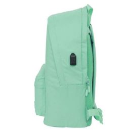 Safta Mochila Doble para Portátil 15,6"+USB Munich Turquesa 31x44x18 cm