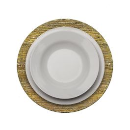 Bajoplato Dorado Versa (6 Unidades) Bajoplato Dorado Versa (6 Unidades)