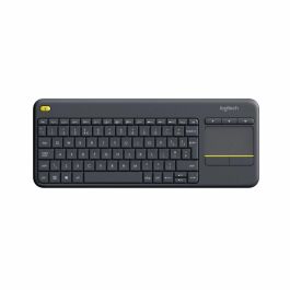 Logitech K400 Plus Teclado Inalámbrico QWERTY con Touchpad para Hogar Color Negro Precio: 51.89000058. SKU: S55080802