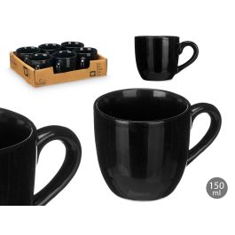 Taza Cafe Negro 150 Ml Vessia 10X7CM (24 Unidades) Taza Cafe Negro 150 Ml Vessia 10X7CM (24 Unidades)