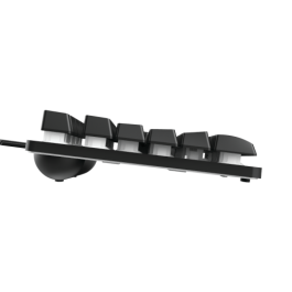 Trust GXT 833 Thado Teclado Gaming USB Tenkeyless (TKL) con Retroiluminación LED, Anti-Ghosting, Negro y Plata