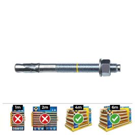 Celo Anclaje Homologado CE BAP 9895bap Ø8 x 95 mm/30 Zincado Caja 50 uds Precio: 30.50000052. SKU: S7903751