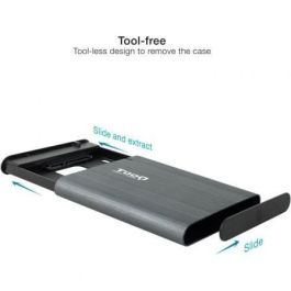 TooQ TQE-2503G Caja Externa para Disco Duro 2.5" HDD/SSD USB 3.0/3.1 Gen 1 SATA sin Tornillos UASP Gris hasta 2TB TooQ TQE-2503G Caja Externa para Disco Duro 2.5" HDD/SSD USB 3.0/3.1 Gen 1 SATA sin Tornillos UASP Gris hasta 2TB