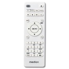 Medion AAAPE16825 Minicadena Hi-Fi Radio por Internet DAB/FM Reproductor de CD 2x15W RMS Blanco