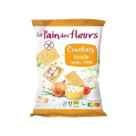 LE PAIN DES FLEURS Cracker Mini de Cebolla Bio 75g | Vegano | Sin Gluten | Pan Crujiente Ecológico para Aperitivo Precio: 2.7900004. SKU: B1E3FLAJLP