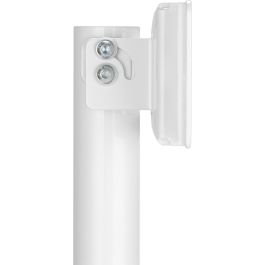 Vivolink Soporte a techo para proyector, carga 35kg, altura ajustable 60.5-90.5cm, 360º giro, inclinación, brazos 130-470mm, cables ocultos, blanco