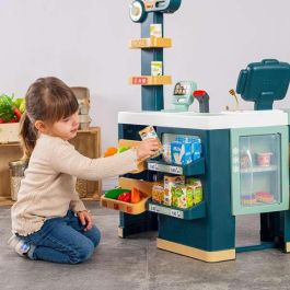Supermercado maximarket con carrito, caja registradora y 50 accesorios. 89,60x80x59,60 cm Supermercado maximarket con carrito, caja registradora y 50 accesorios. 89,60x80x59,60 cm