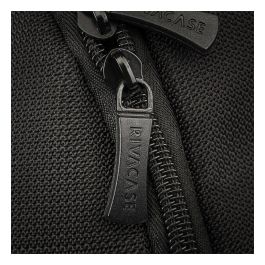 Rivacase 8460 Mochila para portátil de hasta 17 pulgadas, Negro, Poliéster