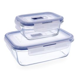 Set 2 Recipientes Rect Herméticos Vidrio Pure Box Active Luminarc 38 cL - 122 cL Precio: 10.69000031. SKU: S2702484