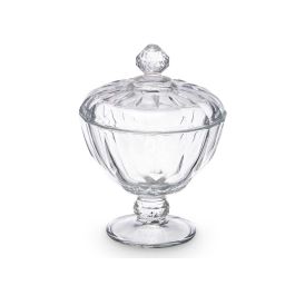 Bombonera Con Pie Diamond Pasabahce 11x15x11 cm - Vidrio Transparente (10 Unidades) Bombonera Con Pie Diamond Pasabahce 11x15x11 cm - Vidrio Transparente (10 Unidades)
