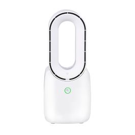 Lifetime Air Ventilador de Mesa Recargable USB sin Aspas 3 Velocidades 12.4 x 9 x 30 cm Blanco