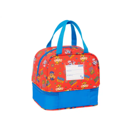 Portameriendas Térmico The Paw Patrol Cool Azul Rojo 20 x 20 x 15 cm