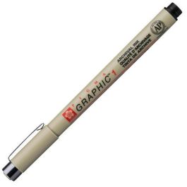 Talens Pigma Graphic 1 Rotulador 1.0 mm Negro | Tinta Pigmentada Precio: 1.79000019. SKU: B13XVRR76W
