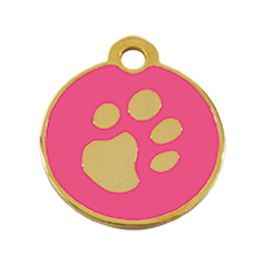 Placa identificativa para collar Imarc Circle Rosa Dorado Precio: 11.68999997. SKU: B1DE2ZY99V