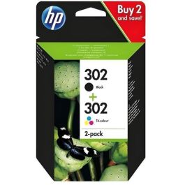 Hp Tinta Negro + Tricolor C-M-Y Officejet 3830 - Nº 302 F6U66Ae + F6U65Ae Pack 4 Colores Precio: 43.49999973. SKU: S8410181