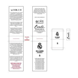 Cerdá Pijama Largo Single Jersey Real Madrid S Adulto Blanco