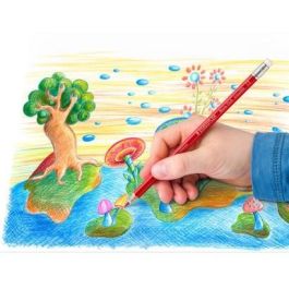STAEDTLER 144 50 Lápices de Colores Borrables Noris, Multicolor, 24 Unidades, para Niños +3 Años