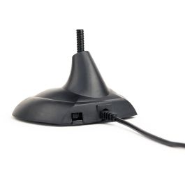 Gembird MIC-205 Micrófono de Mesa para PC Omnidireccional con Conexión Alámbrica 3.5mm – Negro