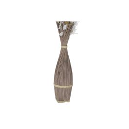 DKD Home Decor Ramo de Flor Seca Rosa para Decoración del Hogar, con 150 cm de Altura, Pack de 4 Unidades
