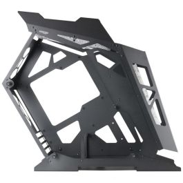 Mars Gaming Caja Ordenador Mars Gaming MC61 Premium, Torre PC Gaming Compacta Micro-ATX, 4 Ventiladores 120mm ARGB Chroma, Cristal Templado, Negro