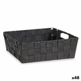 Cesta Trenzada Negro 3 L (23 x 8 x 27 cm) (48 Unidades) Precio: 100.88999965. SKU: S3619014