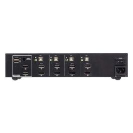 Aten CS1144DP4 Switch KVM Seguro 4 Puertos USB DisplayPort Dual Display. Protege datos sensibles, compatible PSD PP v4.0 y NIAP.