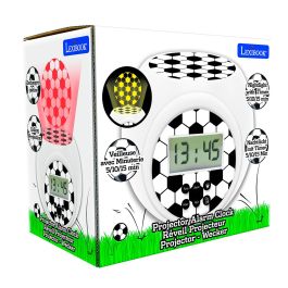 Lexibook Reloj Despertador Edición Fútbol RL977FO con Proyección de Balón