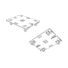 JBLPRO Cubierta y Tablón con Ruedas para Accesorios